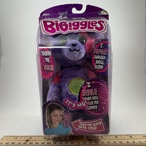 BiGiggles Bruce Koala Interactive Plush Purple Pink Voice Repeater Toy BG31025